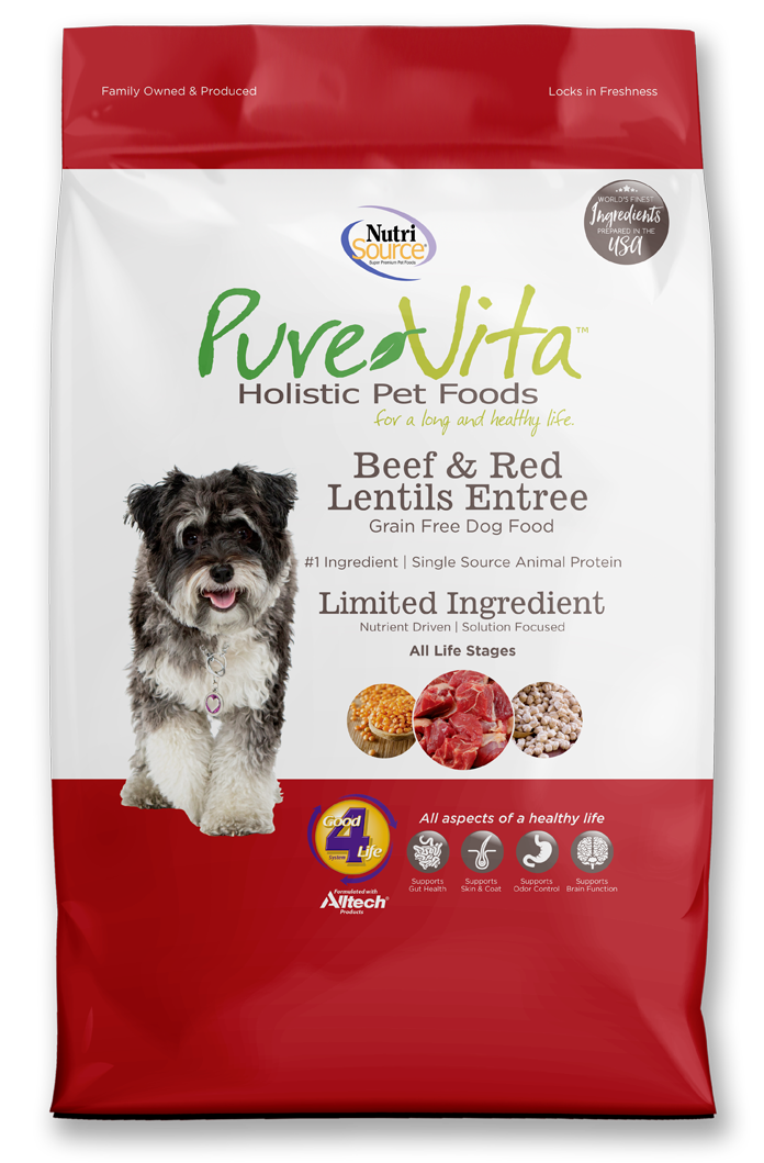 Nutrisource Purevita Beef Red Lentils Entr e Dog Food Newport