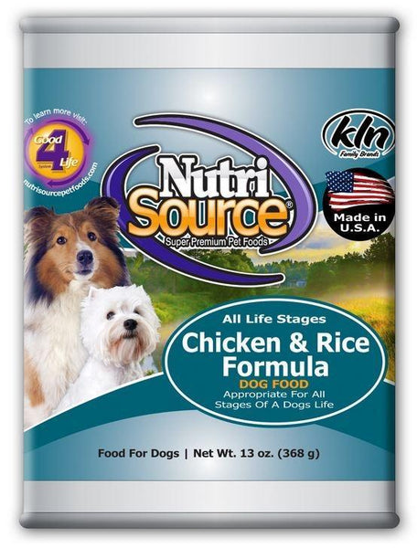 NutriSource Adult Chicken & Rice Canned Dog Food - Newport, MI