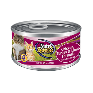 NutriSource Cat Kitten Chicken Turkey Lamb Canned Cat Food