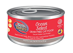 NutriSource Grain Free Ocean Select Canned Cat Food