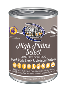 NutriSource High Plains Select Grain Free Dog Food