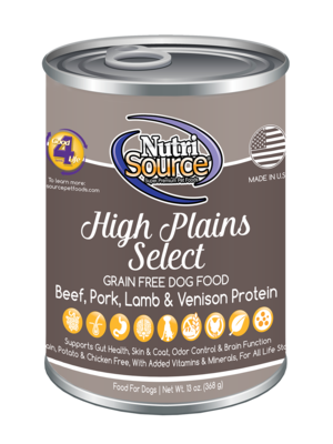 NutriSource High Plains Select Grain Free Dog Food