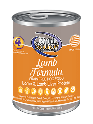 NutriSource Lamb Grain Free Canned Dog Food
