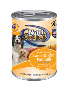 NutriSource Lamb & Rice Canned Dog Food