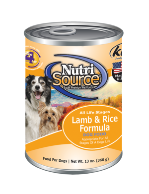 NutriSource Lamb Rice Canned Dog Food Newport MI Flat Rock