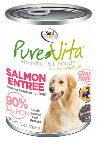 Nutrisource PureVita Salmon Grain-Free Wet Canned Dog Food