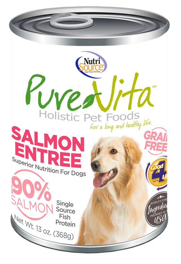 Nutrisource PureVita Salmon Grain Free Wet Canned Dog Food