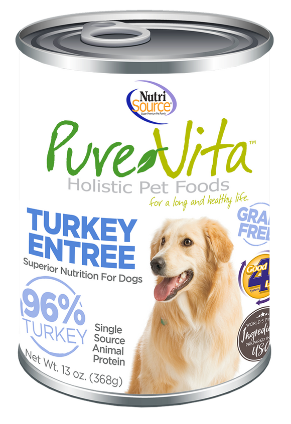 Nutrisource PureVita Grain Free Real Beef Entree Canned Dog Food Newport MI Flat Rock MI Monroe MI Lambertville MI Masserants Feed and Grain