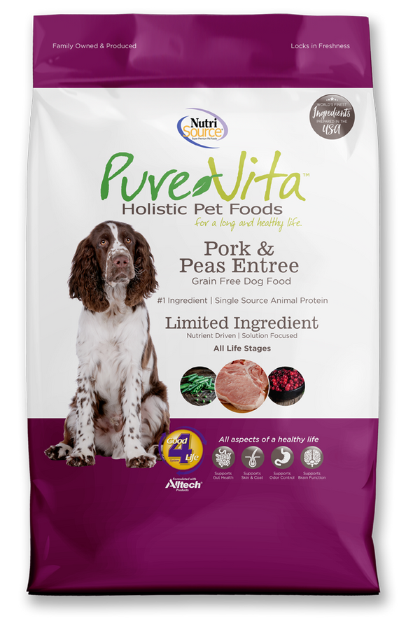 Nutrisource Purevita Pork & Peas Entrée Dog Food